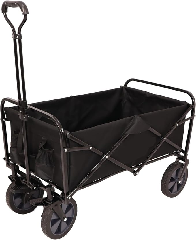 MKSS® Bolderkar Opvouwbaar Luchtbanden - Strandwagen - Bolderwagen