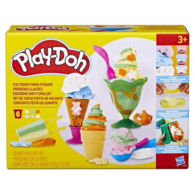 Hasbro Play-Doh ijsjes feest speelset voor creatief kleiplezier.