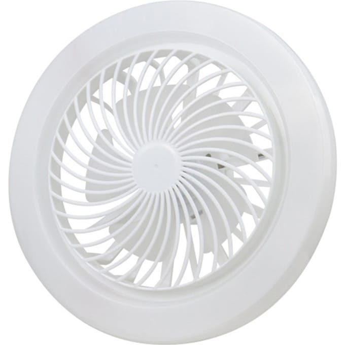 E27 Kleine Ventilatorlamp Stille Elektrische Ventilator Plafondlamp Studeerkamer Eetkamer Verlichtingsarmatuur Wit White Light wit