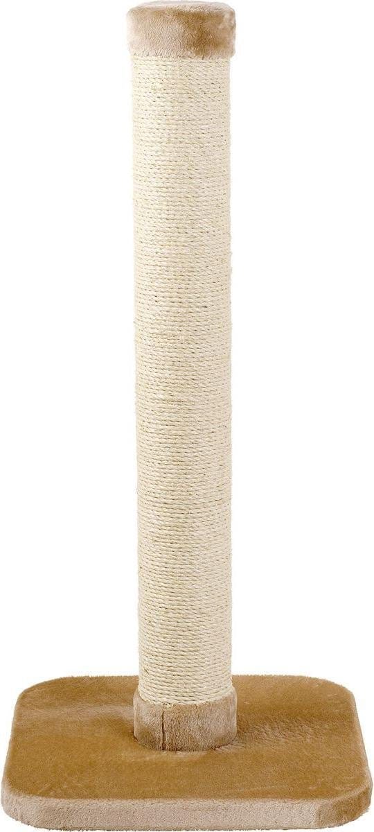 Krabpaal Big Cat Beige - Beige - 56 x 56 x 119 cm