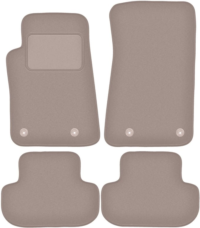 Beige velours vloermatten voor: Chevrolet Camaro V 0 (2006-2015)