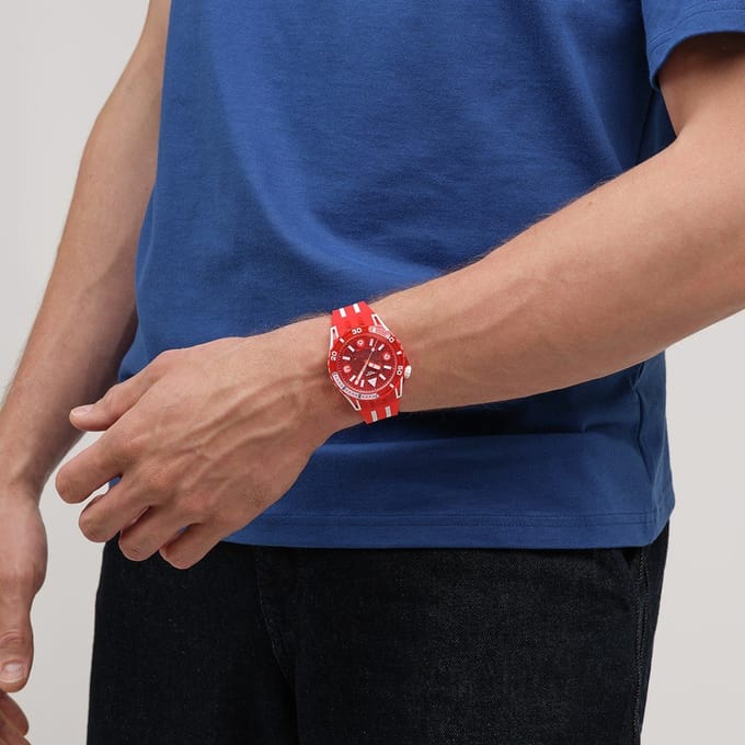 Swatch Scubaqua SSCU09R100 Lion's Mane Horloge