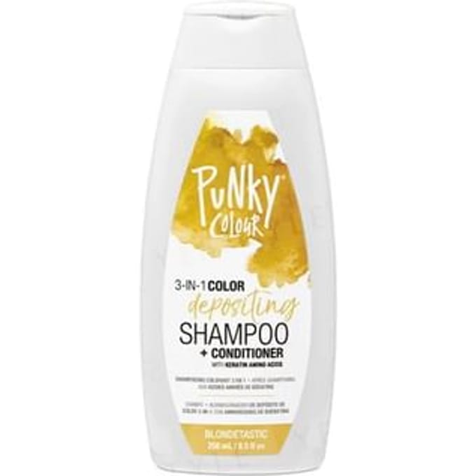 Punky Colour - 3-in-1 Color Depositing Shampoo + Conditioner Blondetastic 250ml