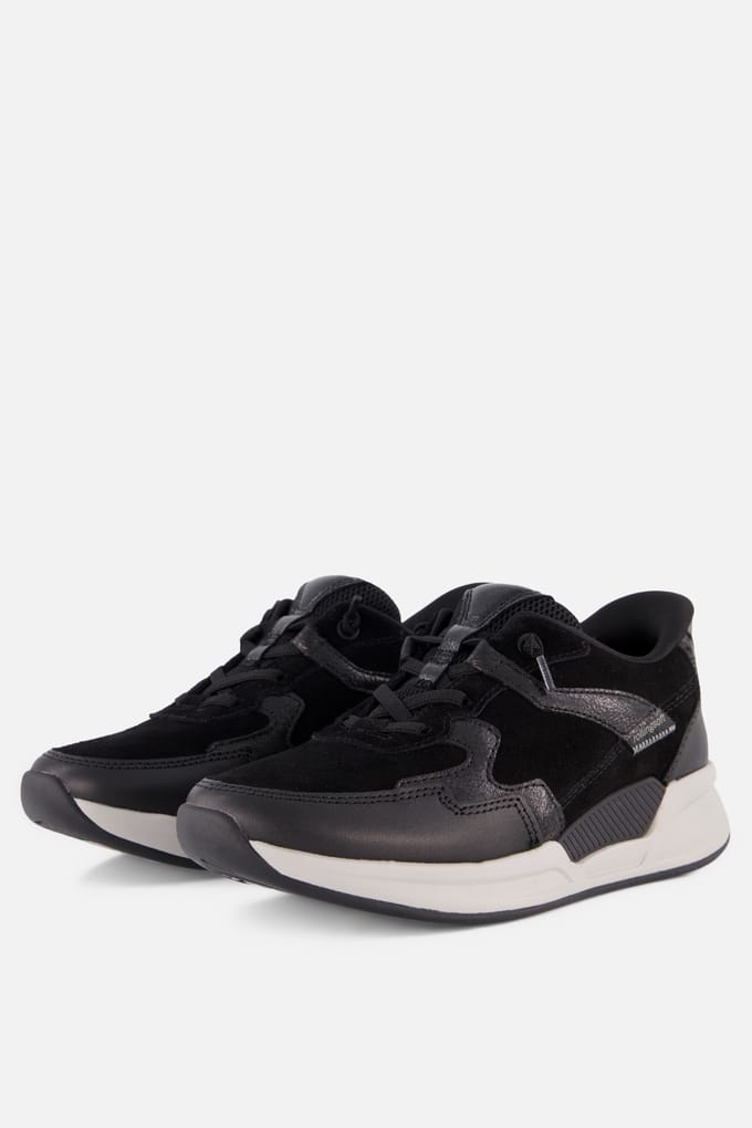 Gabor Rolling Soft Sneakers zwart Suède - Maat 4,5