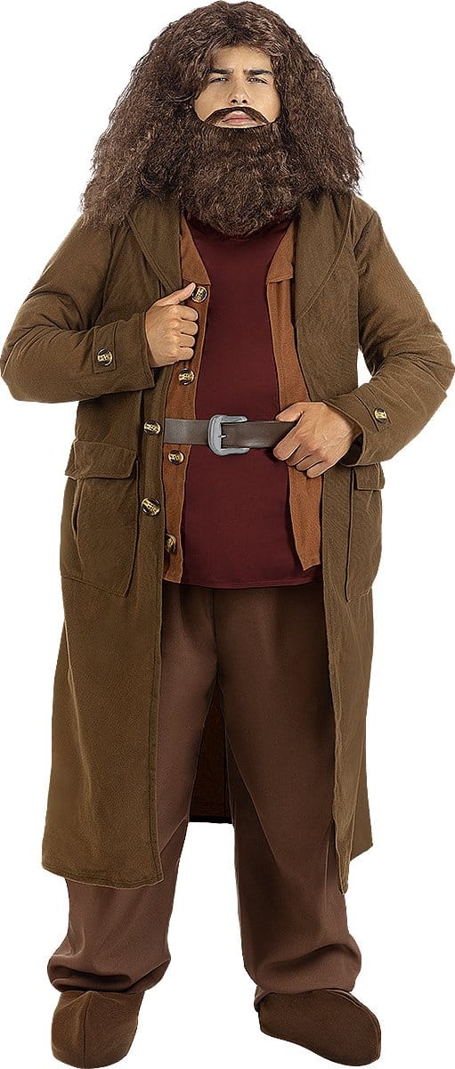 FUNIDELIA Hagrid Kostuum - Harry Potter voor mannen - Maat: M - L