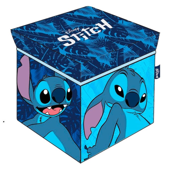 Lilo & Stitch Opbergdoos - Met deksel - Stoel - Blauw - 30 cm
