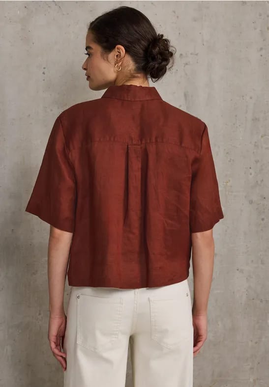 Linnen overhemd blouse