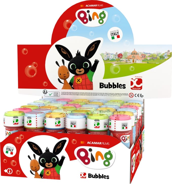 Bellenblaas - 3x - Konijn Bing - 50 ml - voor kinderen - uitdeel cadeau/kinderfeestje