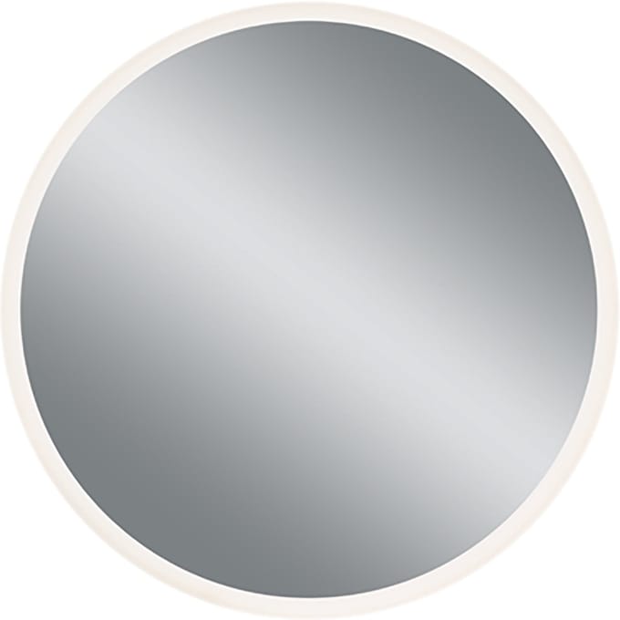 LED Badkamerspiegel - Trio Raro - 15W - Rond - 60cm - Dipschakelaar - Spiegelglas