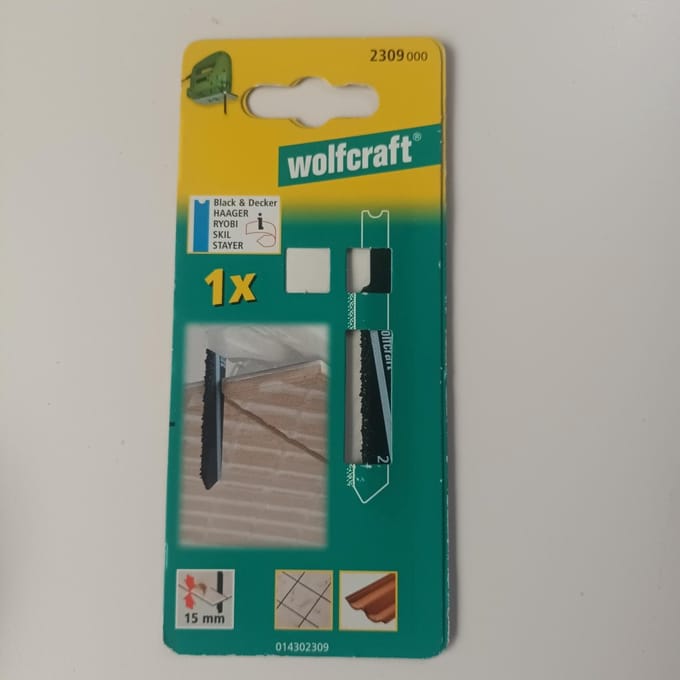 Wolfcraft decoupeerzaagblad 2309