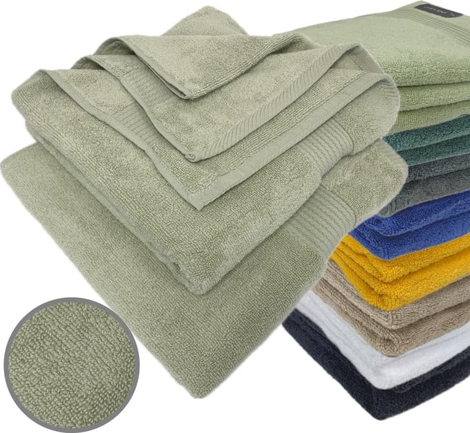 iSleep Terry Badlaken - 2 Stuks - 70x140 cm - Licht Groen