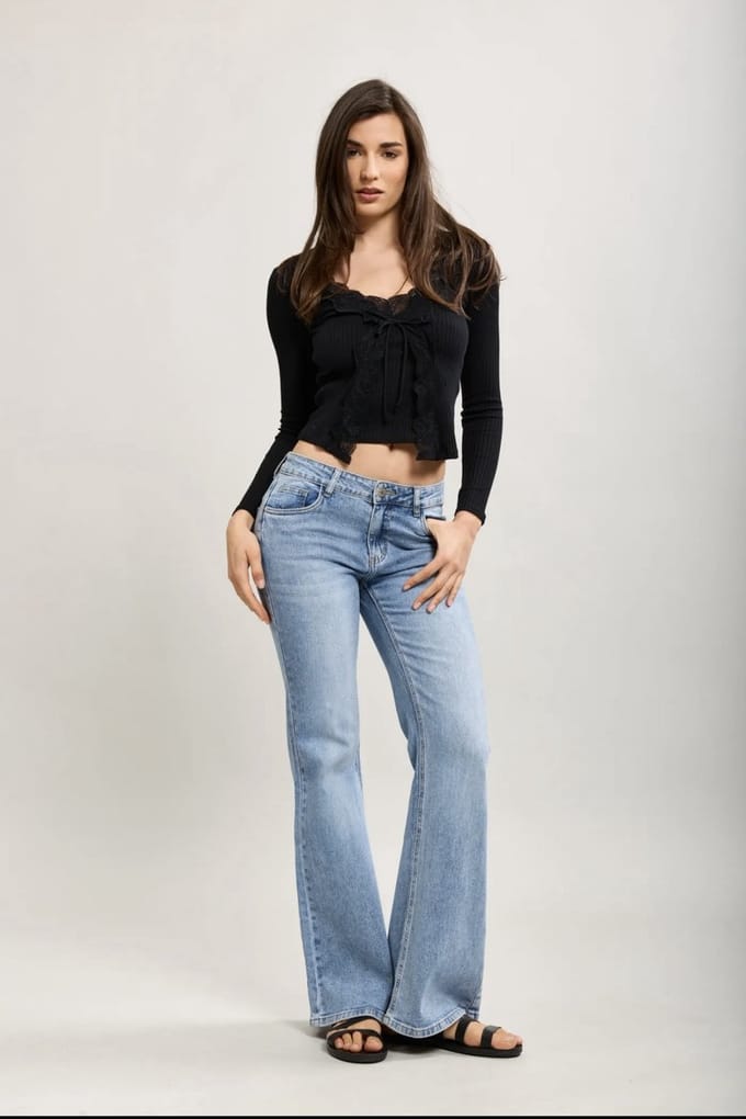 Toxik3 - lage taille jeans bootcut