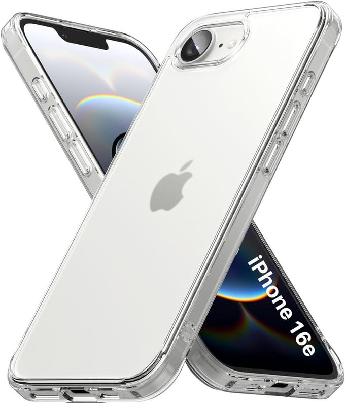 Hoesje geschikt voor iPhone 16e backcover Shockproof siliconen Transparant