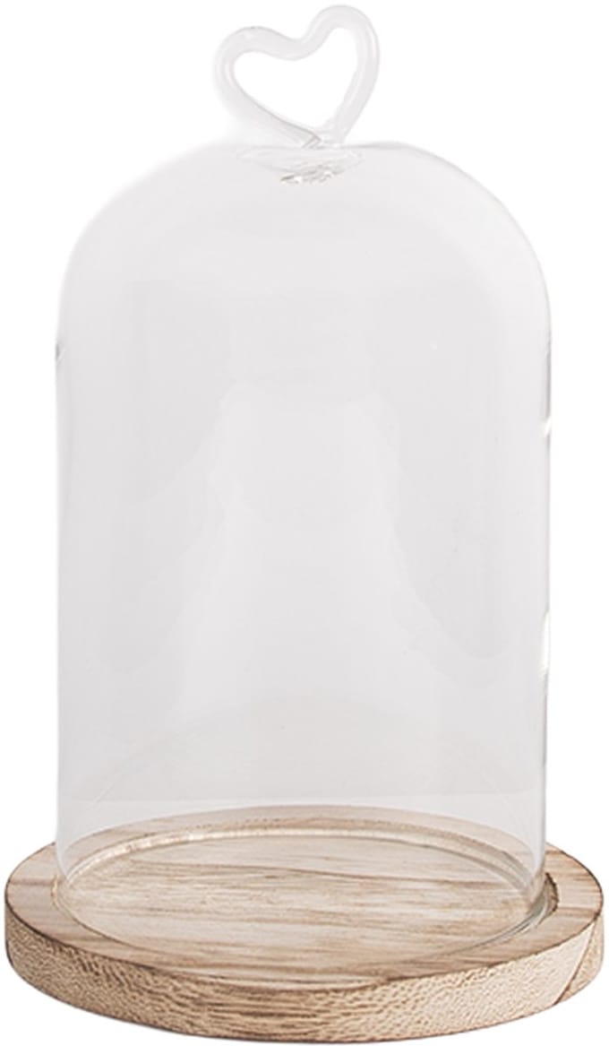 Clayre & Eef Stolp Ø 12x19 cm Transparant Glas