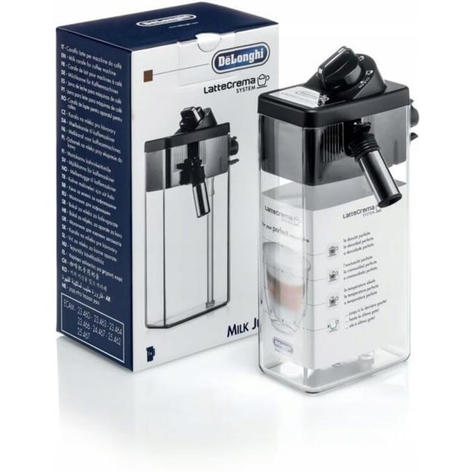 De'Longhi DSC012 Melkreservoir Compatibel met ECAM Serie Transparant transparant