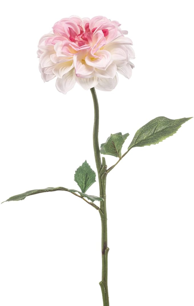 Emerald - Kunstbloem Dahlia REC lichtroze 57cm - Kunstplant voor binnen