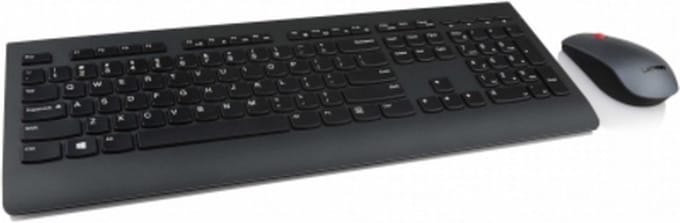 Lenovo Essential Draadloos toetsenbord en muis Universeel QWERTY Zwart