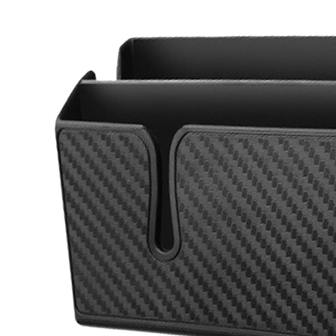 Zelfklevende Autotelefoonhouder Pouch Brillen Oortjes Opbergdoos Multifunctionele Organizer Lang Type gray
