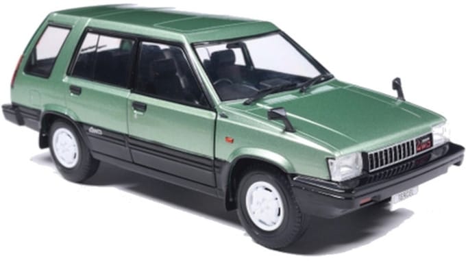 Toyota Tercel 1982 Licht Groen Modelauto 1/24 White Box