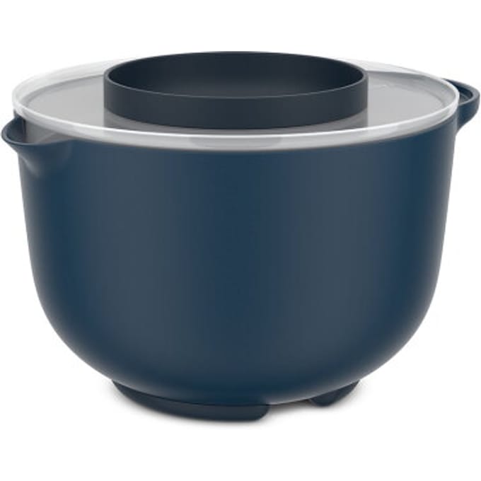 Mepal Beslagkom met spatdeksel Chef it - 3 l - Schaal - Magnetron- en vaatwasmachinebestendig - Bakspullen - Navy