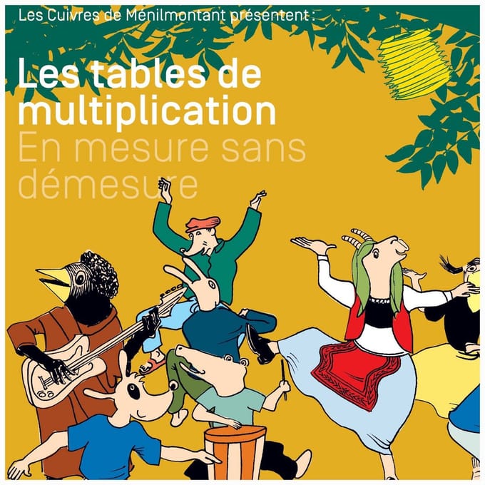 Les Cuivres De Menilmontant - Les Tables De Multiplication En Mesure, Sans Demes (CD)