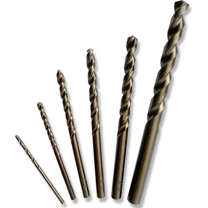 Stanley Hss-cobaltboor Set - Diam. 2/3/4/5/6/8mm - 6 Stuks