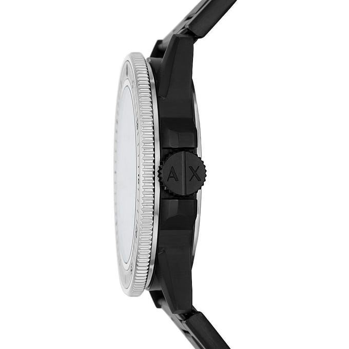 Armani Exchange Leonardo herenhorloge Zwart AX1858