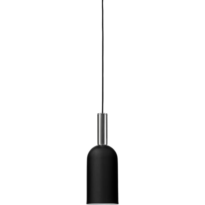 AYTM hanglamp Luceo, cilinder, zwart, Ø 12 cm