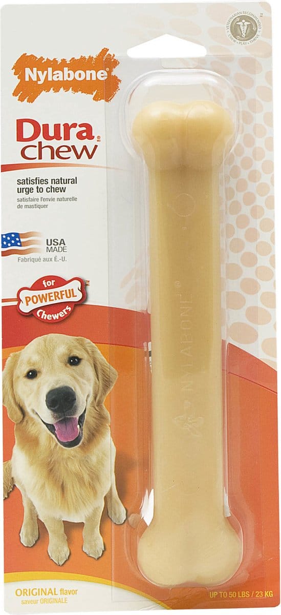 Nylabone Harde Bijters Kluif - Ham - Voor Honden tot 20 kg