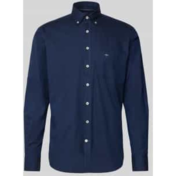 Regular fit vrijetijdsoverhemd met streepmotief, model 'All Season'