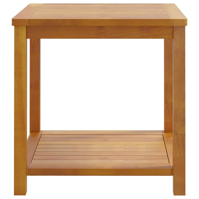 vidaXL - Bijzettafel - 45x45x45 - cm - massief - acaciahout