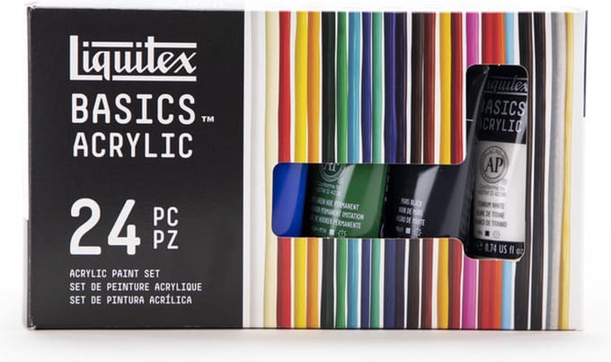 Basics Acrylverf Best Sellers set - 24 tubes 22ml