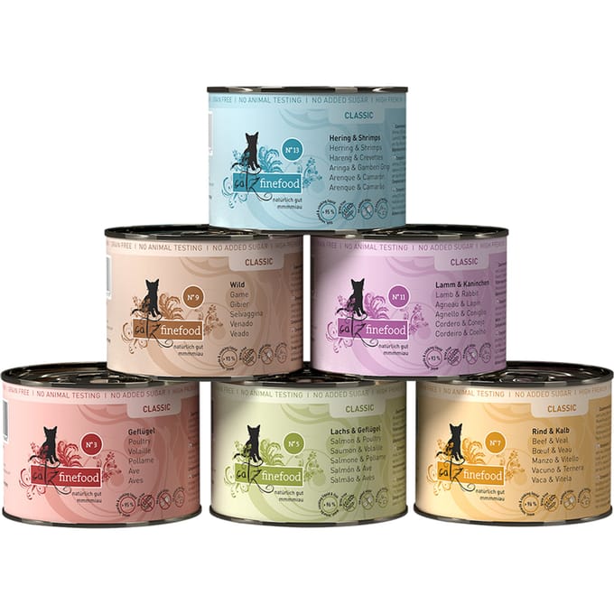 6x200g Proefpakket II catz finefood Kattenvoer