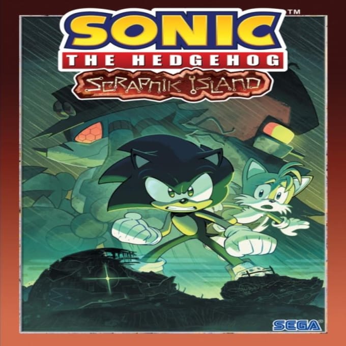 Sonic le Hérisson Île Scrapnik par Jack Lawrence Livre de poche 9781684059935