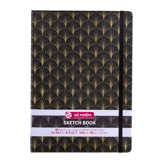 Talens Art Creation Schetsboek Art Deco | 21 x 29,7 cm, 140 g, 80 vellen