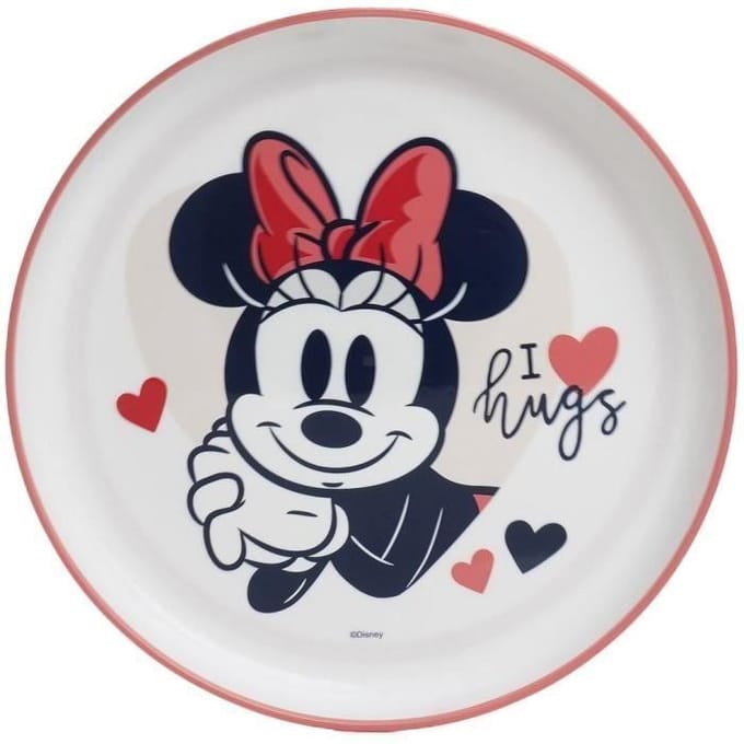 Coffret repas - THERMOBABY - 3 pièces - Bol, assiette et gobelet - Minnie blanc