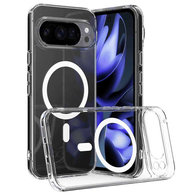 CaseBody Google Pixel 10 Pro XL MagSafe Airbag Hoesje Transparant