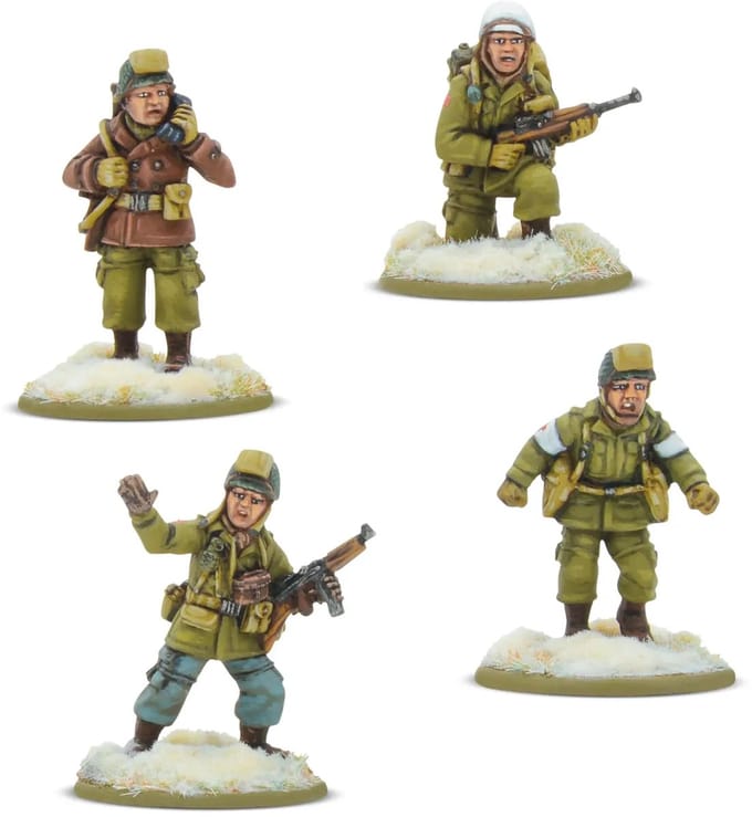 US airborne (winter) HQ (Bolt action nieuw)