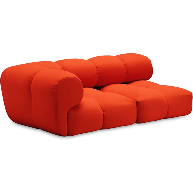 Objekte unserer Tage zander Sofa Design 03 links (2,5--zit) - Vidar 0542 Zuiver oranje