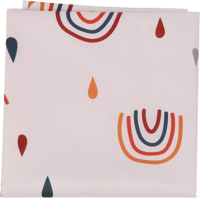 Waterdichte vloermat antislip 110x110 cm voor kinderstoel