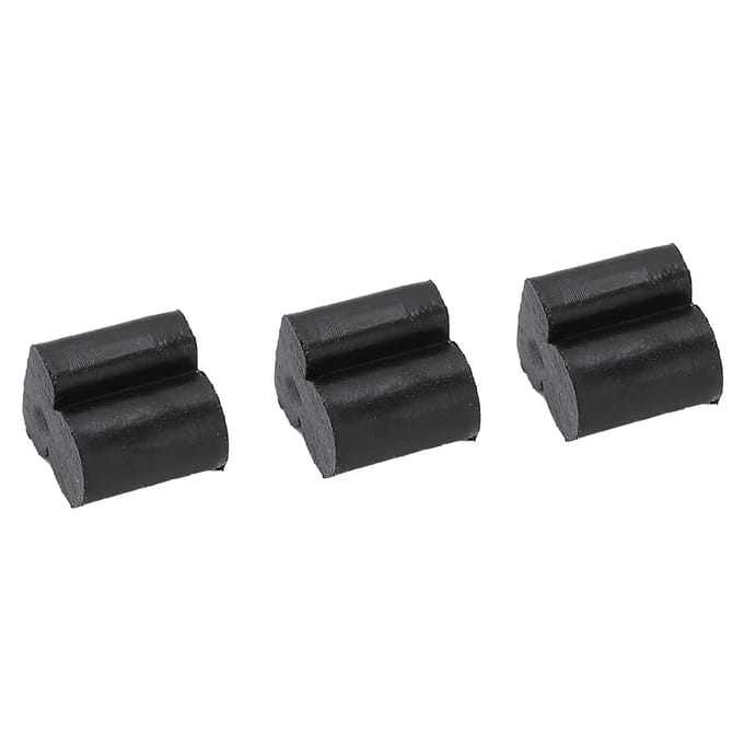 3 stuks Ventielrotor Bumper Rubber Buffer Stop Instrument Accessoire Set Kit voor Hoorn gray
