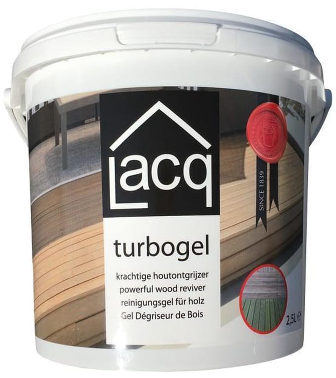 Lacq - Turbogel - Hout Ontgrijzer - 2,5 Liter