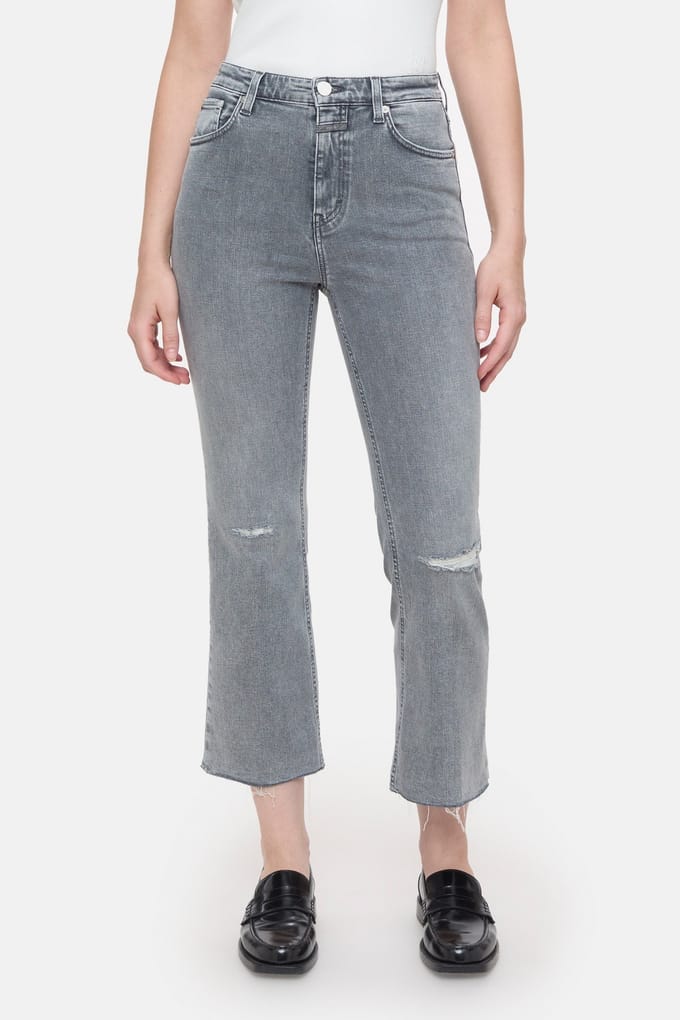 Closed Hi-sun Jeans Light Grey Taglia: W26L34 | Pantaloni larghi Outlet | Donna | Grigio