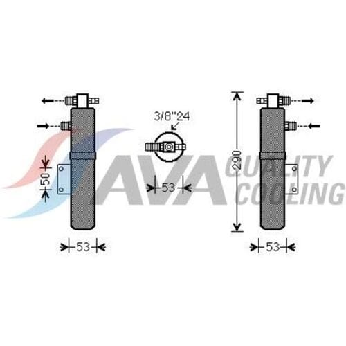 Droger, airconditioning HIGHWAY AUTOMOTIVE 42033005HW