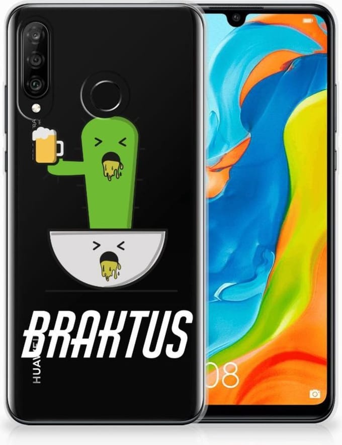 Huawei P30 Lite Telefoonhoesje met Naam Braktus