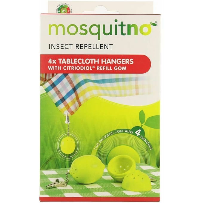 Mosquitno Tafelkleedhangers Citronella 4 Stuks