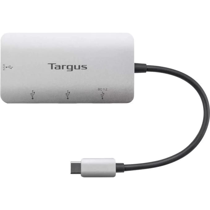 Targus USB-C MP H W 2xUSB A 2xUSB-C  USB hub - 4 - Grijs