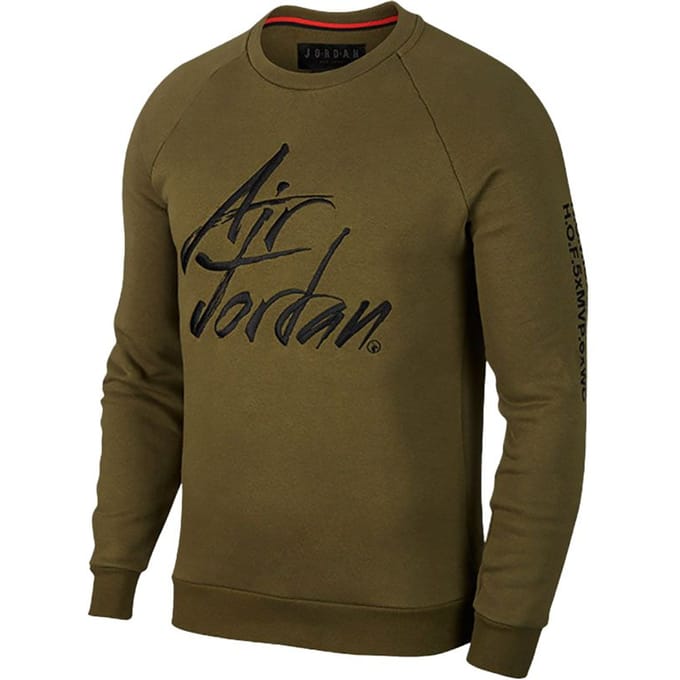Jordan Pullover Ronde Hals Warm Sweatshirt Heren sweatshirt AV6003-395 S black