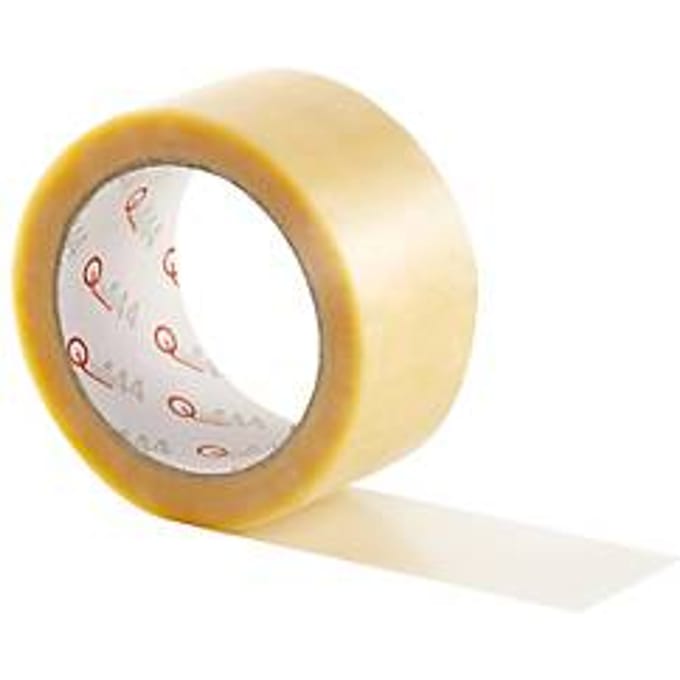 PVC Plakband Qtape® 444, transparant, 6 rollen