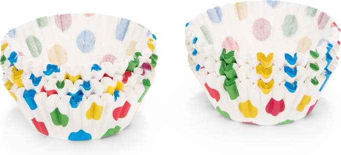 Patisse Cupcakevormen Cirkels 3 Cm Papier Wit 200 Stuks